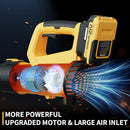 LEAPUL LEAF BLOWER CORDLESS ELECTRIC CORDLESS LEAF BLOWER WITH 2 BATTERIES - Like New