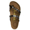 R71791 BIRKENSTOCK WOMEN'S FLIP FLOP SANDALS SIZE 10 - 10.5 SHINNY BLACK - Like New