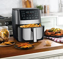 Gourmia 8 Qt Digital Air Fryer GAF826 XL Capacity 12 One-Touch Presets -Black - Brand New