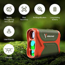 VISIOCREST A-3280-GO LASER RANGEFINDER FOR GOLF, ARCHERY, HUNTING - ORANGE - Like New