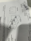 GENERIC 4 LIGHT VANITY LIGHT FIXTURE BLACK - BLACK - Like New