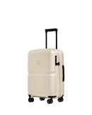 ANTLER SINGLE STRIPE HARDSIDE CARRY-ON LUGGAGE, 22X14X9, 40L - WHEAT BEIGE - Like New