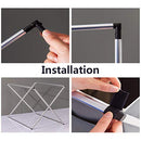 125L Laundry Basket Clothes Hamper Organizer Sorter Storage Foldable - Gray - Brand New