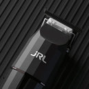 JRL ONYX HAIR TRIMMER BARBER CORDLESS T-BLADE FOR HAIRLINE 2020T-B - BLACK - Like New