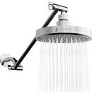 SPARKPOD 6" ROUND RAIN SHOWER HEAD WITH 16" SHOWER ARM - X001PI9585/ARM - CHROME - Like New