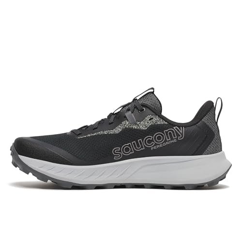 S20990 SAUCONY MENS PEREGRINE 15 SIZE MEN 12.5 BLACK/SHADOW - Like New
