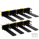 ISOKER 8 INCH SHELF BRACKETS, 8 PACK FLOATING SHELF BRACKET - BLACK - Like New