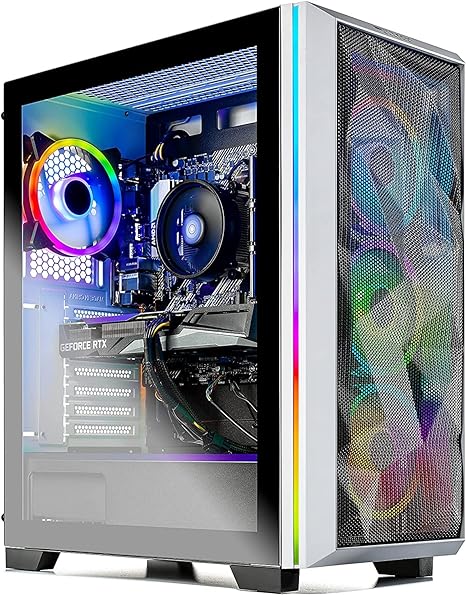 Skytech Chronos Gaming PC Desktop i7-12700F 16G 1TB SSD RTX 3070 - White - Like New