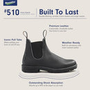 510 BLUNDSTONE ORIGINAL CHELSEA BOOTS SIZE: MEN 8 WOMEN 10 BLACK - Like New