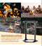 GREENER DIA. 11'' FIREWOOD KINDLING SPLITTER STAND COVER CAST STEEL MAN - BLACK - Like New