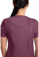 2624A CHEROKEE INFINITY WOMENS ROUND NECK SCRUB TOP WOMEN XL WINE - Like New