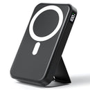 GXORUL MAGNETIC PORTABLE CHARGER, 10000MAH, WIRELESS POWER BANK - BLACK - Like New