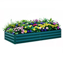 BUTUNITA RAISED GARDEN BED GREEN 1FT METAL RAISED BED 8X4X1FT - Scratch & Dent
