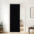 NICETOWN Room Divider Curtain for Living Room Wall Divider Wide Curtain Black - Like New