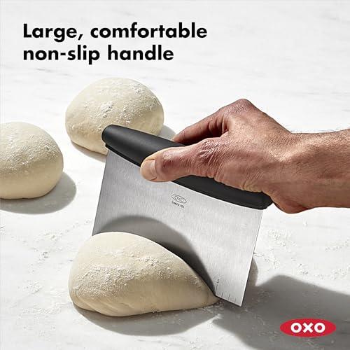 OXO GOOD GRIPS 73281 OXO GOOD GRIPS STAINLESS STEEL BENCH SCRAPER - STEEL - Like New