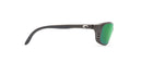 COSTA DEL MARBRINE Green Mirror Gray Frame Polarized Polycarbonate Sunglasses - Like New
