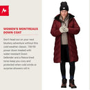 MARMOT WOMEN'S MONTREAUX FULL LENGTH DOWN PUFFER COAT SIZE: L - ACAI BERRY - Brand New