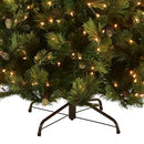 NATIONAL TREE CAROLINA PINE 7.5 FOOT HOLIDAY PRELIT CHRISTMAS TREE METAL STAND - Like New