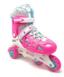 CHICAGO SKATES INLINE TRAINING SKATE COMBO SET SIZE: MEDIUM YOUTH 1-4 - PINK - Like New