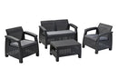 KETER CORFU 4 PIECE SET OUTDOOR PATIO GARDEN FURNITURE CUSHIONS - Scratch & Dent