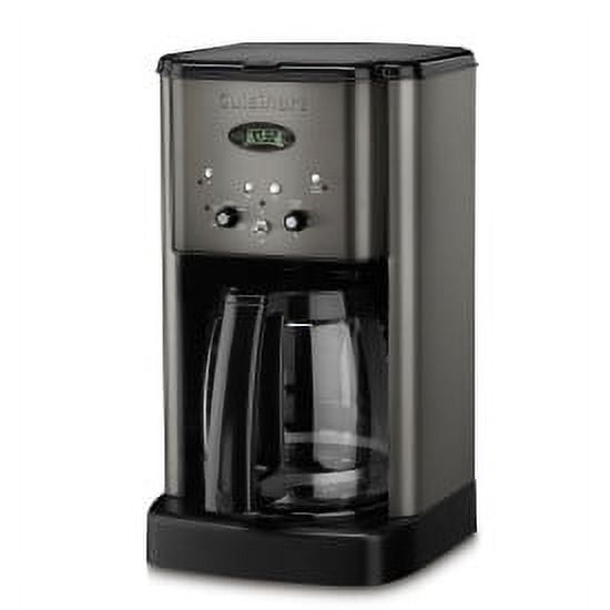 CUISINART BREW CENTRAL 12 CUP PROGRAMMABLE COFFEE MAKER - BLACK STAINLESS - Like New