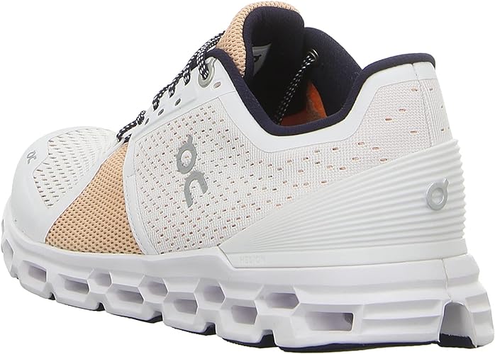 29.99771 ON Running Women's Cloudstratus Sneaker Shoe White/Almond Size 6 - Like New