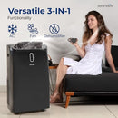 SereneLife SLPAC242B Portable Air Conditioner-12000 BTU Capacity (ASHRAE) - Like New