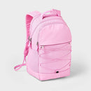 ALL IN MOTION 21L SPORTY BACKPACK WATER-RESISTANT, SCHOOL READY - PINK - Brand New