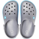 CROCS UNISEX ADULT CROCBAND CLOG - SIZE: MEN 9 WOMEN 11 - CHARCOAL/OCEAN - Brand New