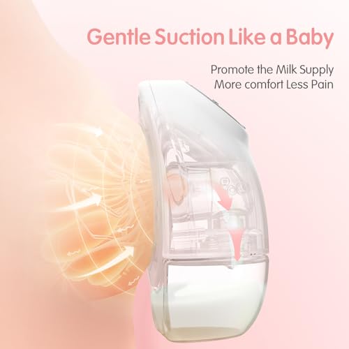 HORIGEN HANDS FREE BREAST PUMP 25MM 2 PACK 2 COUNT - WHITE - Like New