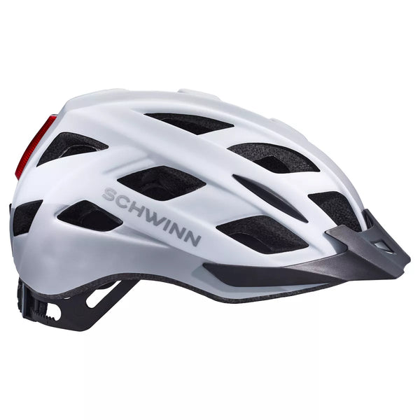 SCHWINN FLASH BIKE HELMET - GRAY WHITE - Like New