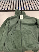 PACIFIC POLO CLUB FLEECE FULL-ZIP HOODIES - SIZE: MEN L GREEN - GREEN - Brand New