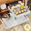GRACENAL PULL OUT CABINET ORGANIZER KITCHEN ORGANIZERS AND STORAGE WHITE - Like New