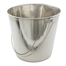 Indipets Stainless Steel Bucket Pets 9-Quart Flat Back Pail w/Out Hooks - Brand New