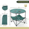 ARROWHEAD OUTDOOR 28” PORTABLE FOLDING TABLE 4 CUP HOLDERSNO KKS0231U - GREEN Like New