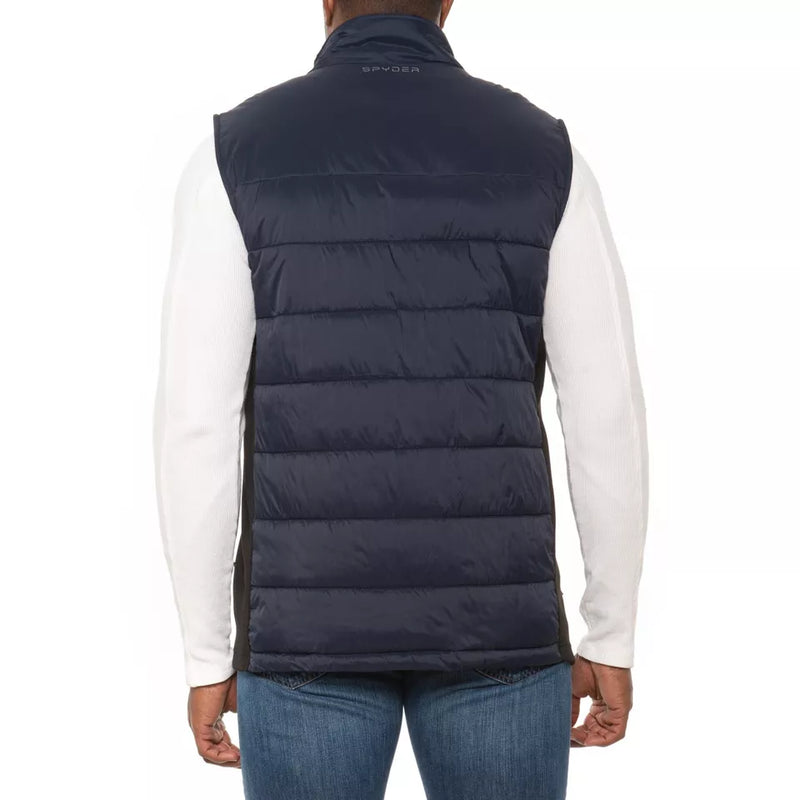SPYDER MEN'S LEVEL UP PUFFER VEST, FRONTIER, LARGE, SPFGM253 - Like New