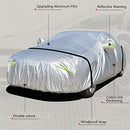 MIGHTYDUTY Car Covers 6 Layer All Weather Waterproof Dustproof BreathaUV - Gray - Brand New