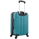 Travelers Club Chicago Hardside Expandable Spinner Luggage Teal 22" Carry-On - Brand New