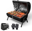 Lovely Snail Charcoal Grill Portable BBQ Grill  B08M9HL7XW - Black - Like New