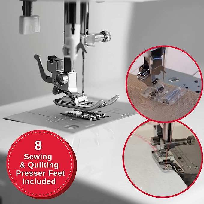 SINGER C5200 Computerized Sewing Machine 80 Built-in Stitches LCD Screen - GREY - Like New