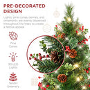 Best Choice Products Set of 2 24.5in Outdoor Pathway Christmas Trees B07KRPZP75 - Brand New