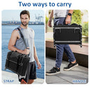 SAILARY PORTABLE FOLDING STADIUM CHAIR WITH BACK SUPPORT - BLACK - Like New