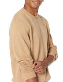 AMAZON ESSENTIALS MENS LONG-SLEEVE CREWNECK SWEATER, MEN XS, CAMEL HEATHER - Like New
