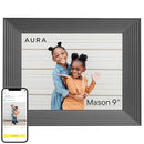 AURA MASON WIFI DIGITAL PICTURE FRAME WIRECUTTER'S BEST DIGITAL FRAME - BLACK - Brand New