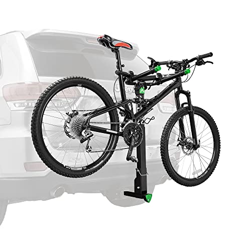 ALLEN SPORTS DELUXE LOCKING QUICK RELEASE 2-BIKE CARRIER - BLACK/GREEN - Like New