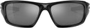 Oakley OO9236 Valve Rectangular Sunglasses Polarized - Black/Grey Black Iridium - Like New