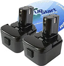UPSTART HITACHI 12V BATTERY REPLACEMENT HI-12B-NICD-13-2BATT - 2 PACK - Like New