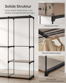 SONGMICS OPEN WARDROBE CLOTHES RAIL CLOTHES RAIL COAT RACK 3 138 X 43 X 182 CM - Like New