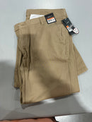 GALAXY BY HARVIC PANTS MEN'S 4 WAY STRETCH CASUAL - SIZE: MEN 36X32 - KHAKI - Brand New