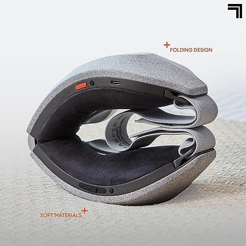 Sharper Image RealTouch™ Eye Mask, Massager, USB-C Rechargeable, 1016957 -Gray - Like New